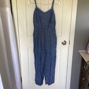 Old Navy Navy Blue Strap Romper